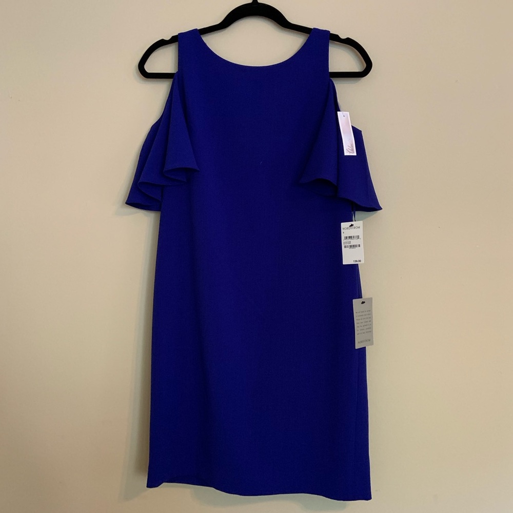 Chelsea 28 Off The Shoulder Dress in Blue